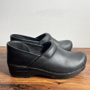 Dansko Professional Clogs - Black Oiled Leather